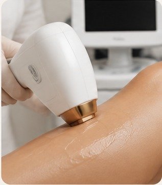 Séance d'épilation laser en clinique esthétique